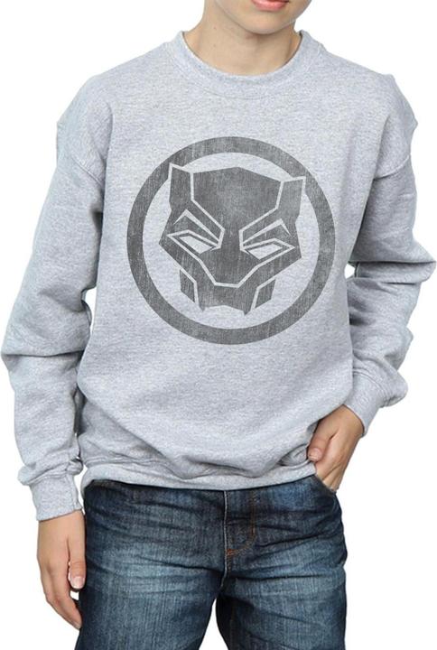 Image du produit - Sweat BLACK PANTHER DISTRESSED ICON - Garçon (116)