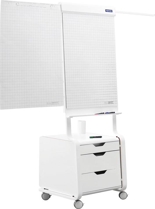 Image du produit Magnetoplan MAGNETOP. Tool-Hub Evolution Plus 12270600 blanc, avec roulettes