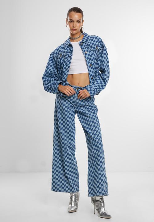 Image du produit Urban Classics Veste femme 80's oversized laser denim imprimé - 166871 (5XL)