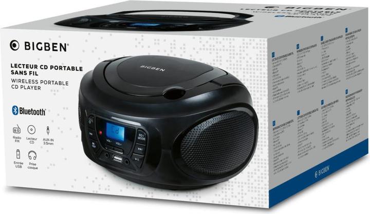 Image du produit Bigben CD62 (VHF, FM, Bluetooth, Fréquence radio (RF))