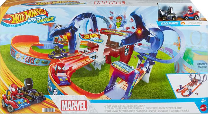 Actual product image Hot Wheels Pista Racerverse Spider-Man