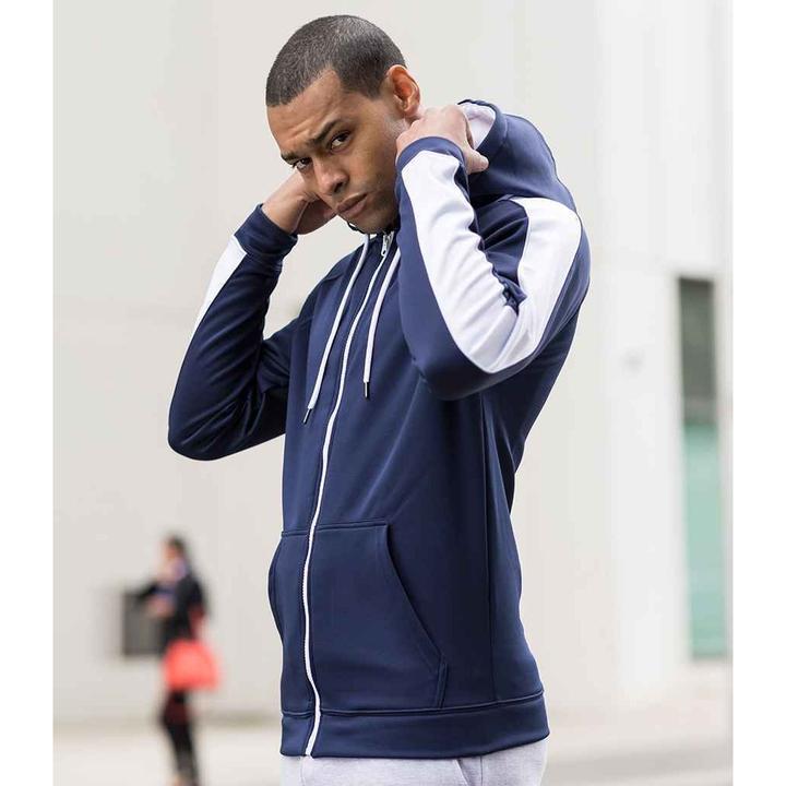Image du produit Awdis Just Hoods Contraste Sport Veste à capuche en polyester (3XL)