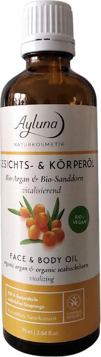 Ayluna Huile corporelle Argan&Sanddo (Huile pour le corps, 75 ml)