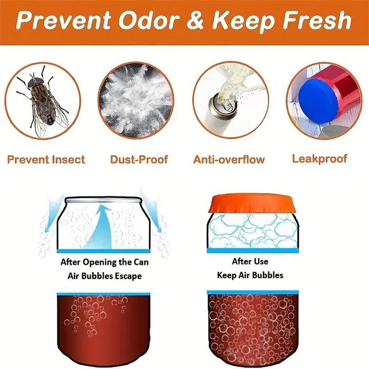 Actual product image ASMI Reusable beverage can lid, silicone can cover