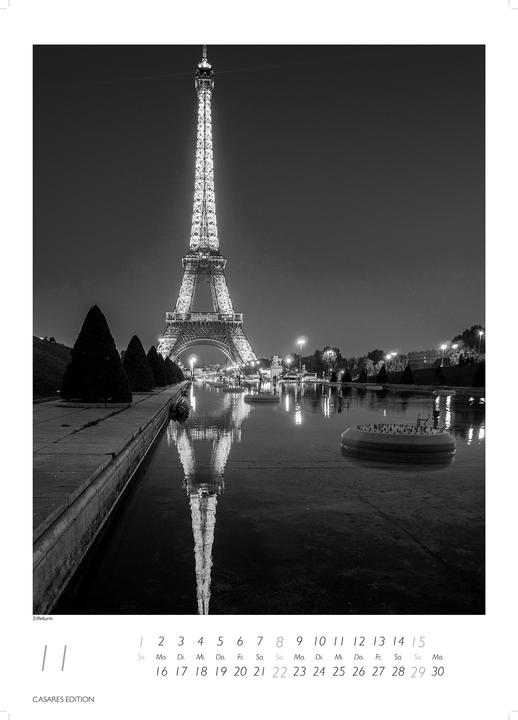 Immagine prodotto Paris schwarz-weiss 2026 S 29x21cm (Nessuna rilegatura, Tedesco)