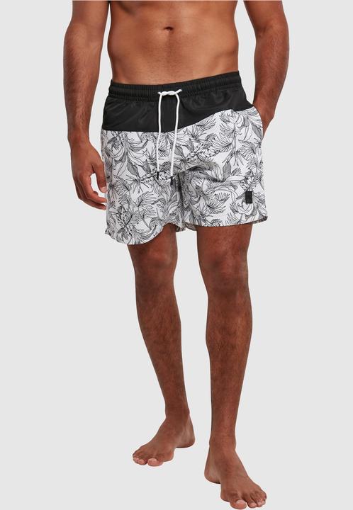 Immagine prodotto Urban Classics Pantaloncini da bagno con motivo a blocchi bassi (S)