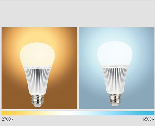 Produktbild iLight E27 LED CCT RGBW (E27, 9 W, 850 lm, 1 x, F)