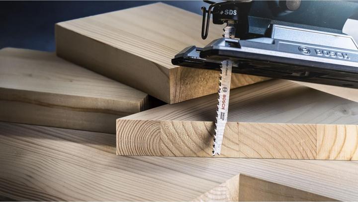 Produktbild Bosch Professional Zubehör EXPERT ‘Wood 2-side clean’ T 308 B Stichsägeblatt, 5 Stück
