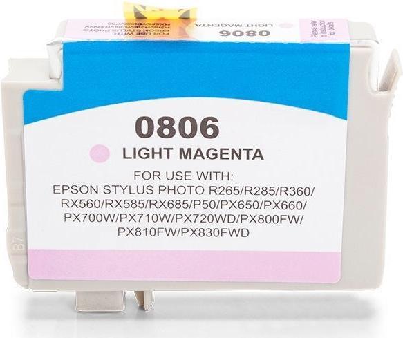 Actual product image Hermex Compatible Ink Cartridge Epson T0807 C13T08074010 (M, C, Y, LC, LM, FC)