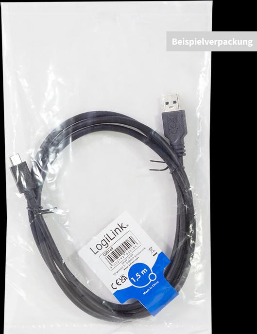 Produktbild LogiLink USB A – USB C (0.15 m, USB 3.0)