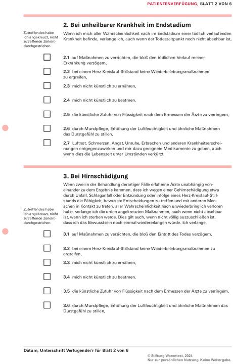 Produktbild Das Vorsorge-Set (Deutsch, Stiftung Warentest, 2024)