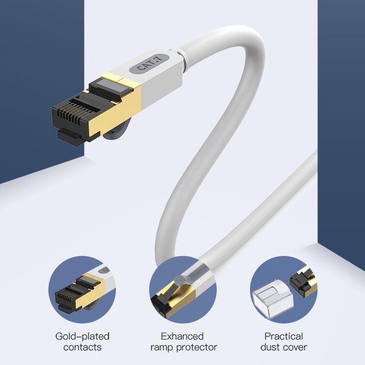 Produktbild Vention Category 7 SFTP Network Cable ICDHD 0.5m Gray (CAT7, 0.50 m)