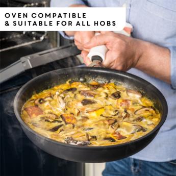 Productafbeelding Tefal Jamie Oliver - Snel & Makkelijk HA Koekenpan 24 cm (H9130444) (24 cm, Steelpan, Aluminium)