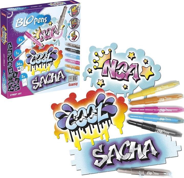 Actual product image Blopens Graffiti Spray Pen Set