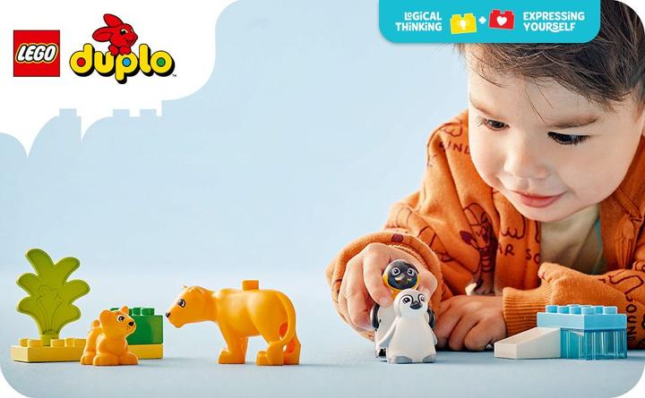 Immagine prodotto LEGO Wildtier-Familien: Pinguine und Löwen (10442)