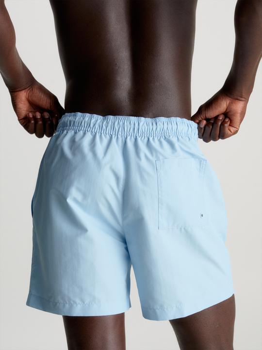 Produktbild Calvin Klein Medium Drawstring Heren Zwembroek - Powder Aqua - Maat L (L)