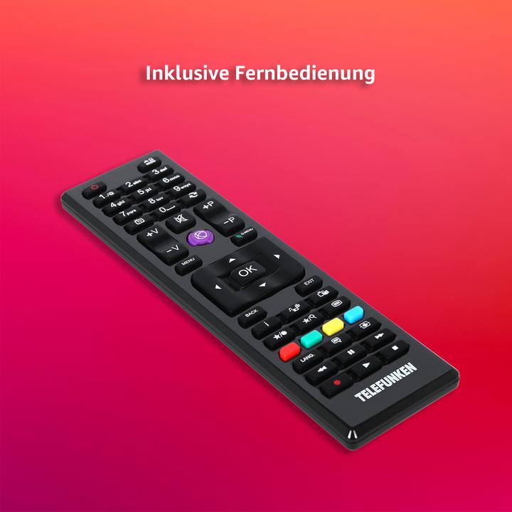Actual product image Telefunken 24 Zoll Fernseher XH24O550M-W - HD-Ready Fernseher mit integriertem Triple-Tuner, weiss (24", LED, HD, 2025)