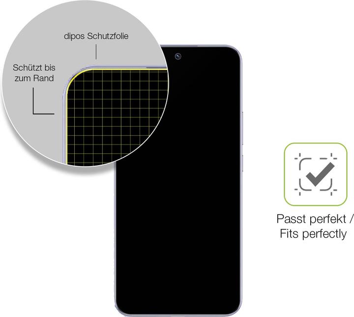 Actual product image Dipos Full Cover Screen Protector Matte (1 Piece, Realme Q3 Pro 5G)