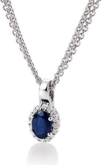 Produktbild Breuning ANHÄNGER - E.SAFIR/Brill. 0,12 Ct. H/si (585, - Gold)