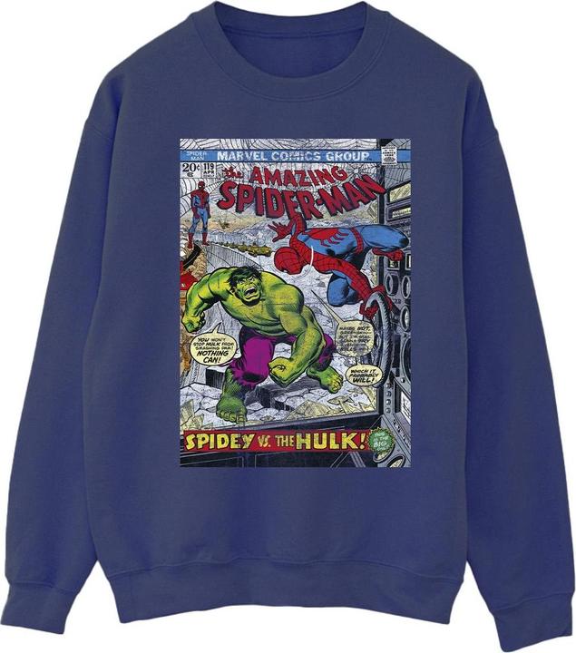 SpiderMan VS Hulk Cover Sweatshirt (L)