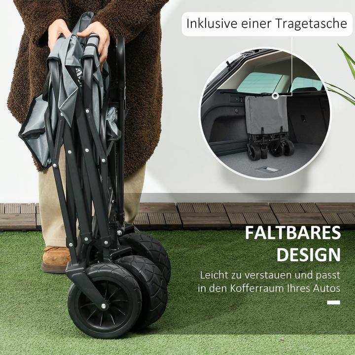Produktbild Outsunny Bollerwagen mit Kühltasche