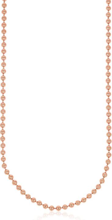 Produktbild Xen Kugelkette 42 cm lang aus 925 Silber rosévergoldet (925 Sterling Silber, 42 cm)