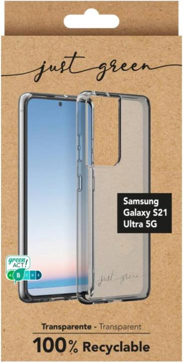Immagine prodotto Just Green Caso Bio (Samsung Galaxy S21 Ultra 5G, Samsung Galaxy S21 Ultra)