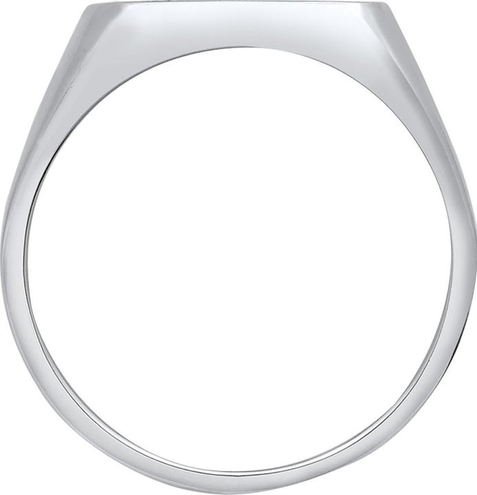 Produktbild Kuzzoi Ring Herren Siegelring Emaille Logo Basic 925 Silber (64, 925 Silber)