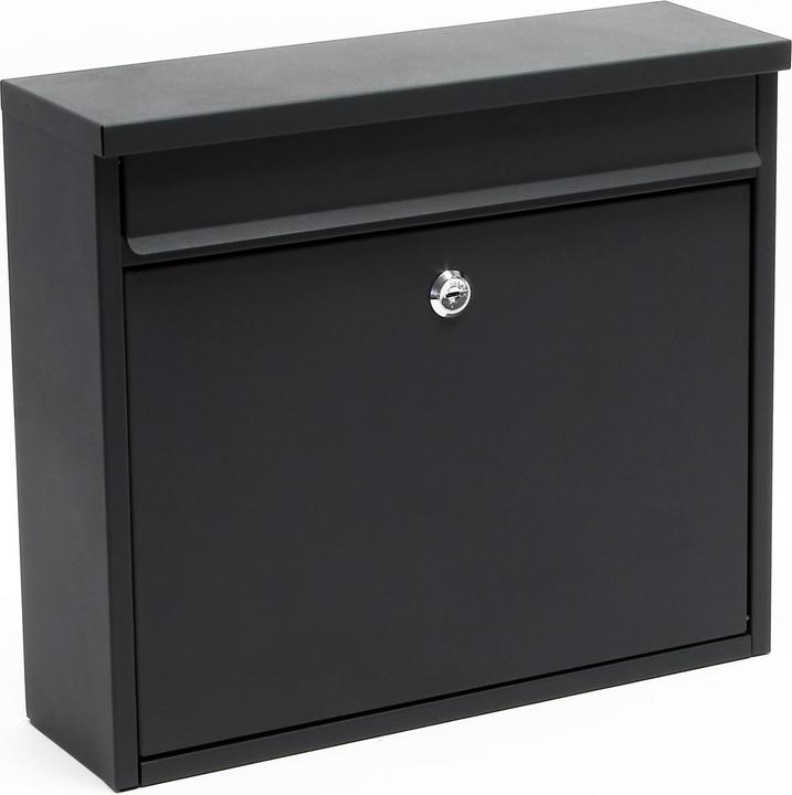 Image du produit Wiltec Boite aux lettres Boite postale Murale Design Anthracite Revêtement par poudre Courrier V13