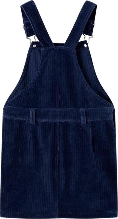 Produktbild VidaXL Kinder-Latzkleid Cord Marineblau 92,Material: 58 (92)