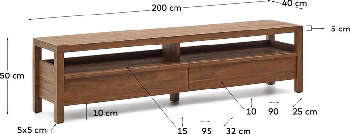 Immagine prodotto Kave Home Sashi (40 x 200 x 50 cm)