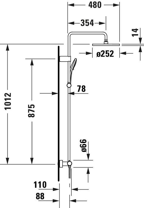 Produktbild Duravit Shower Systems Duschsystem