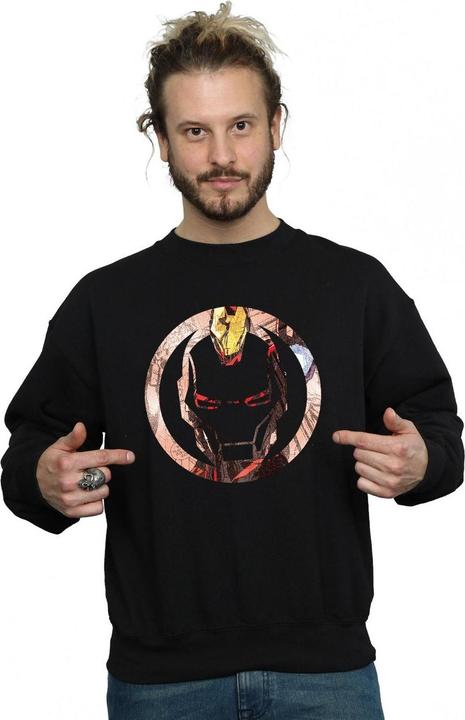 Image du produit Iron Man Sweatshirt Montage pour hommes (M)