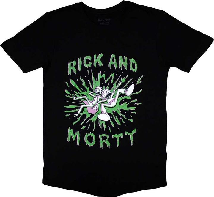 Actual product image Rick And Morty Unisex Adult Splat T-Shirt (XXL)