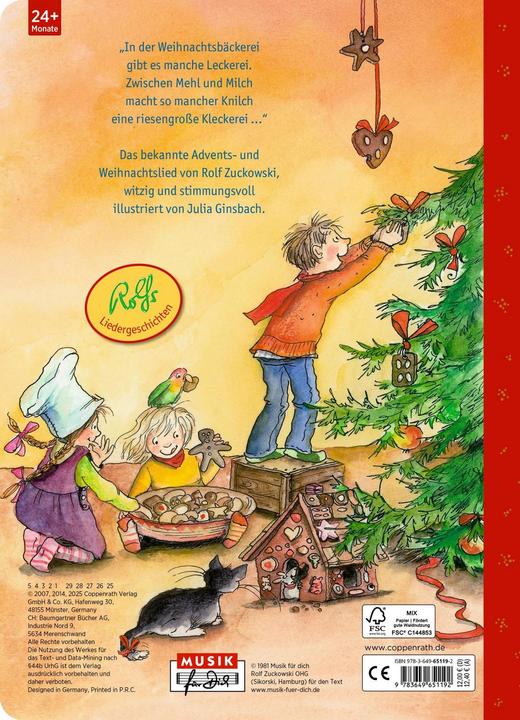 Produktbild In der Weihnachtsbäckerei (Buch mit Adventskalender)