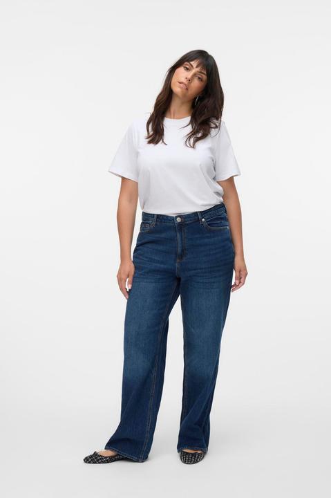 Actual product image Vero Moda VMTESSA Hohe Taille Weiter Beinschnitt Jeans Weit geschnitten (46)