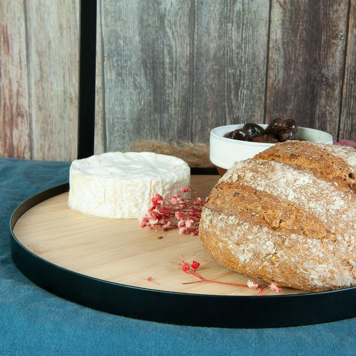 Actual product image Natura Punto Serving Tray Wood and Metal