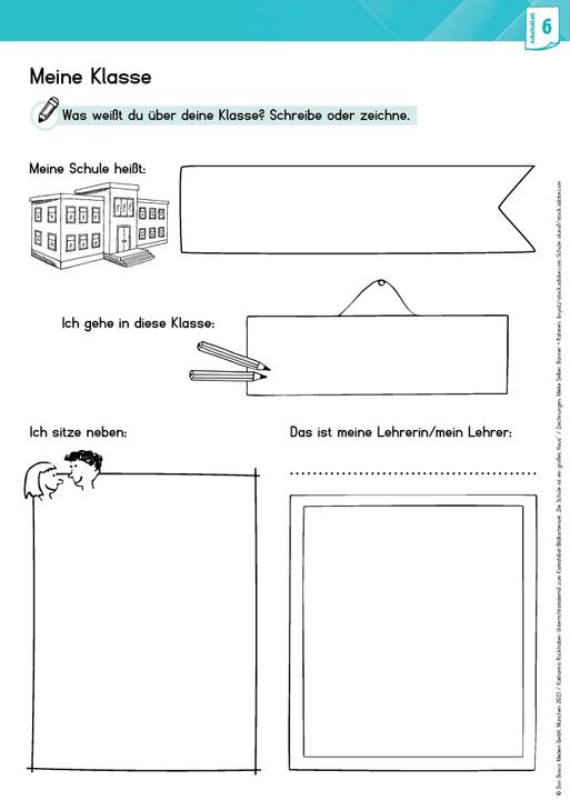 Actual product image Grundschule Anfangsunterricht. Unterrichtsmaterial zum Kamishibai-Bildkartenset: Die Schule ist (German, Katharina Ruckhaber, 2023)