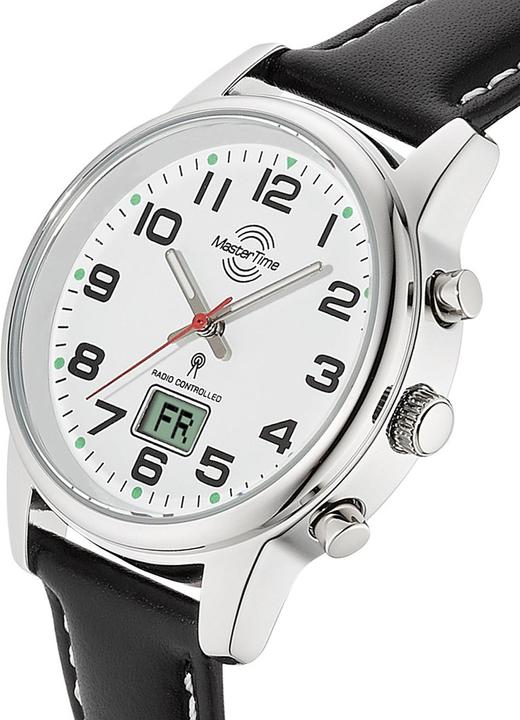 Image du produit Master Time MTLA-10817-12L Montre radio-pilotée pour femme 34mm 3ATM (Montre numérique, Montre analogique, Montre radio-pilotée, 34 mm)