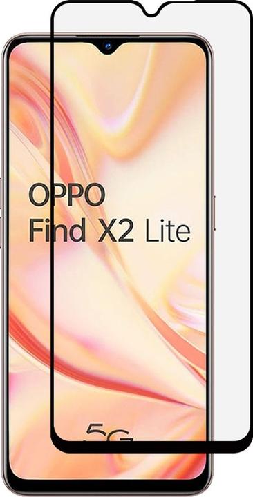 Produktbild PhoneLook 3D Tempered Glass Full Screen Display Schutzglas mit schwarzem Rahmen (1 Stück, Oppo Find X2 Lite)