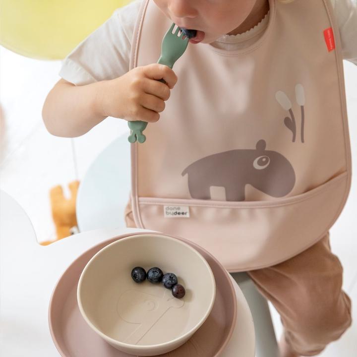 Produktbild Done by Deer Lätzchen mit Klettverschluss 2er Pack Ozzo Rosa