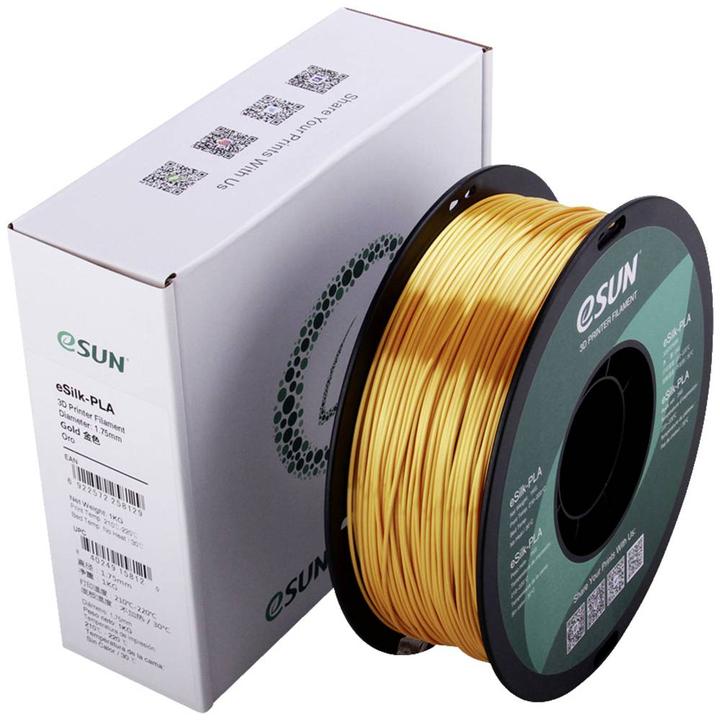 eSUN eSilk (PLA, 1.75 mm, 1000 g, Gold)