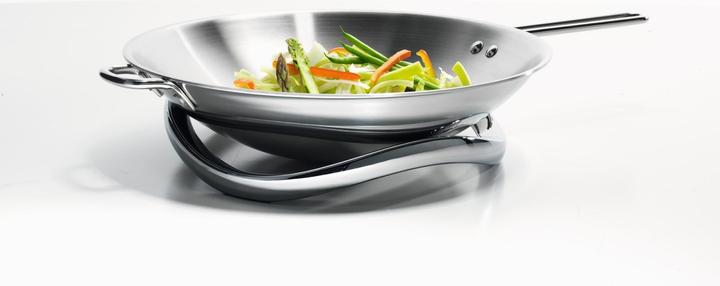 Electrolux INFI-WOK frying pan (34 cm, Wok Pfanne, Edelstahl)