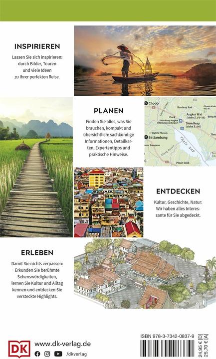 Immagine prodotto Vis-à-Vis Reiseführer Kambodscha & Laos (Tedesco, DK Verlag Viaggi, 2024)