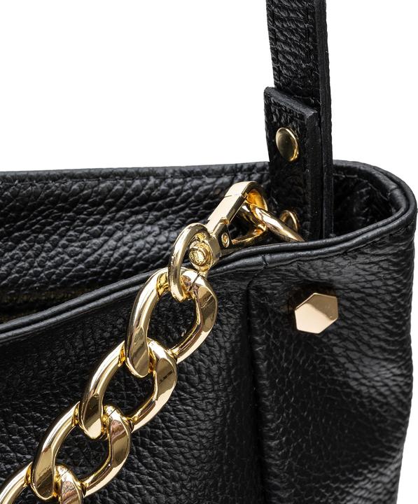 Actual product image Lazarotti Milano Leather shoulder bag 41 cm