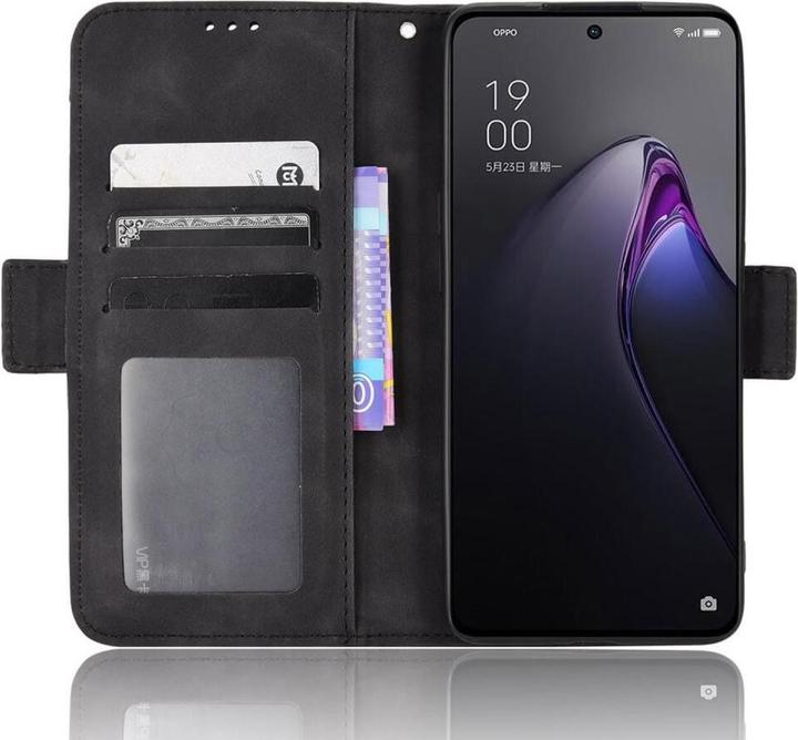 Produktbild Cover-Discount OPPO Reno8 - Etui mit vielen Kartenfächer schwarz (Oppo Reno 8)