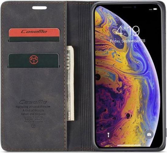 Produktbild Caseme Leder Flip Wallet Case Hülle (Apple iPhone XS Max)