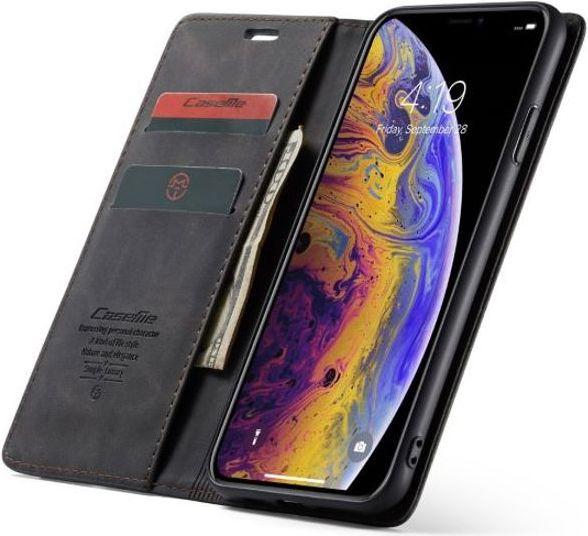 Produktbild Caseme Leder Flip Wallet Case Hülle (Apple iPhone XS Max)