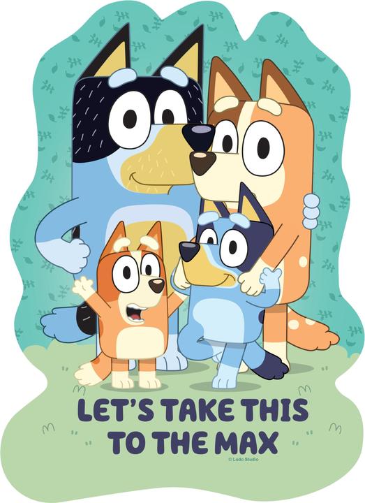 Actual product image Ravensburger 4 in 1 Shaped Puzzles - Bluey (10 pieces)