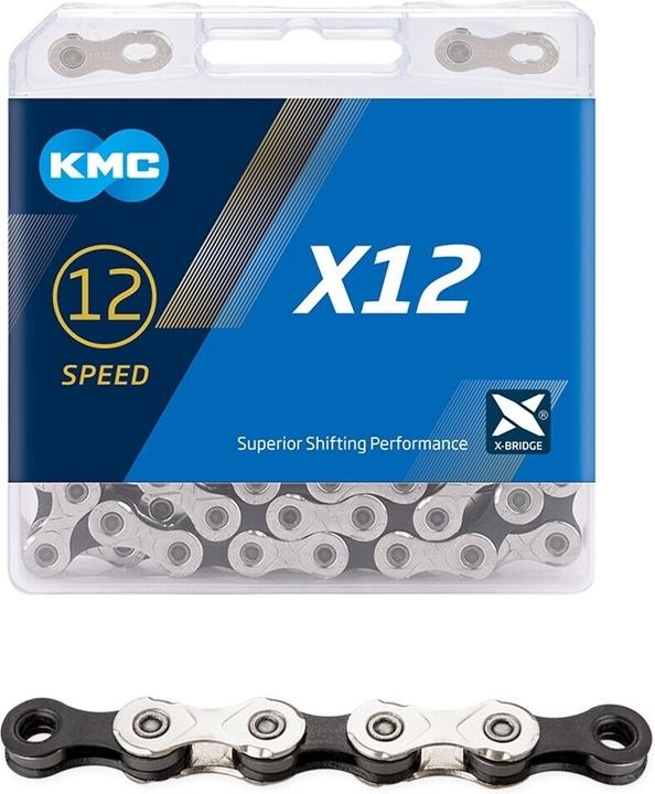 Immagine prodotto KMC Velo Chain X12 Argento/Nero (12-velocità)